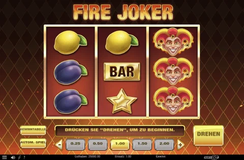 Fire Joker Spielansicht